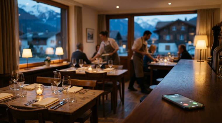 Restaurant am Abend